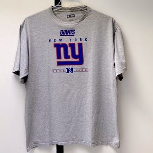 Vintage Style NFL Team Apparel NY Giants East N Division Gray T-shirt Men's XL !